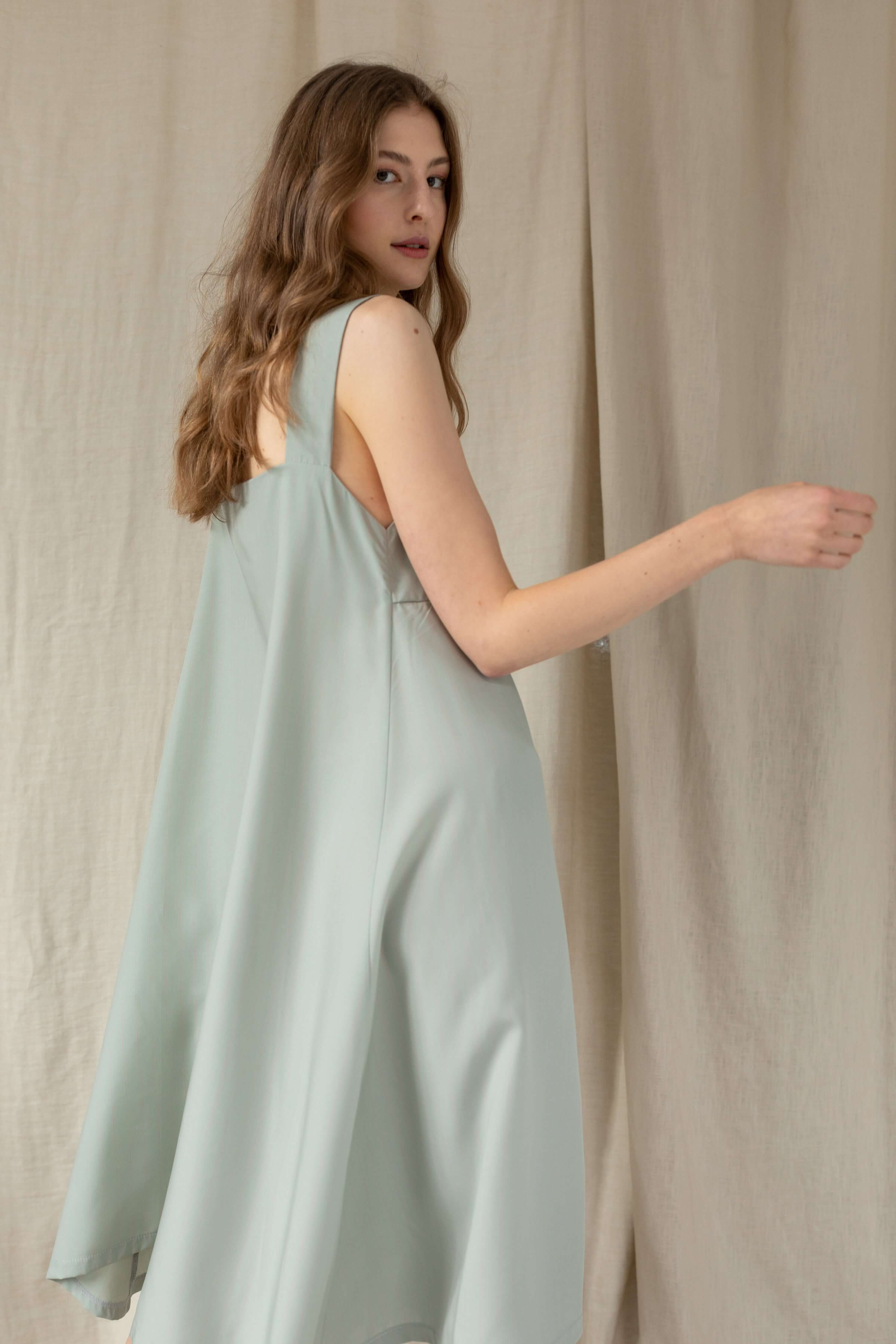 adva studios, sustainable clothing, tencel dress, organic dress