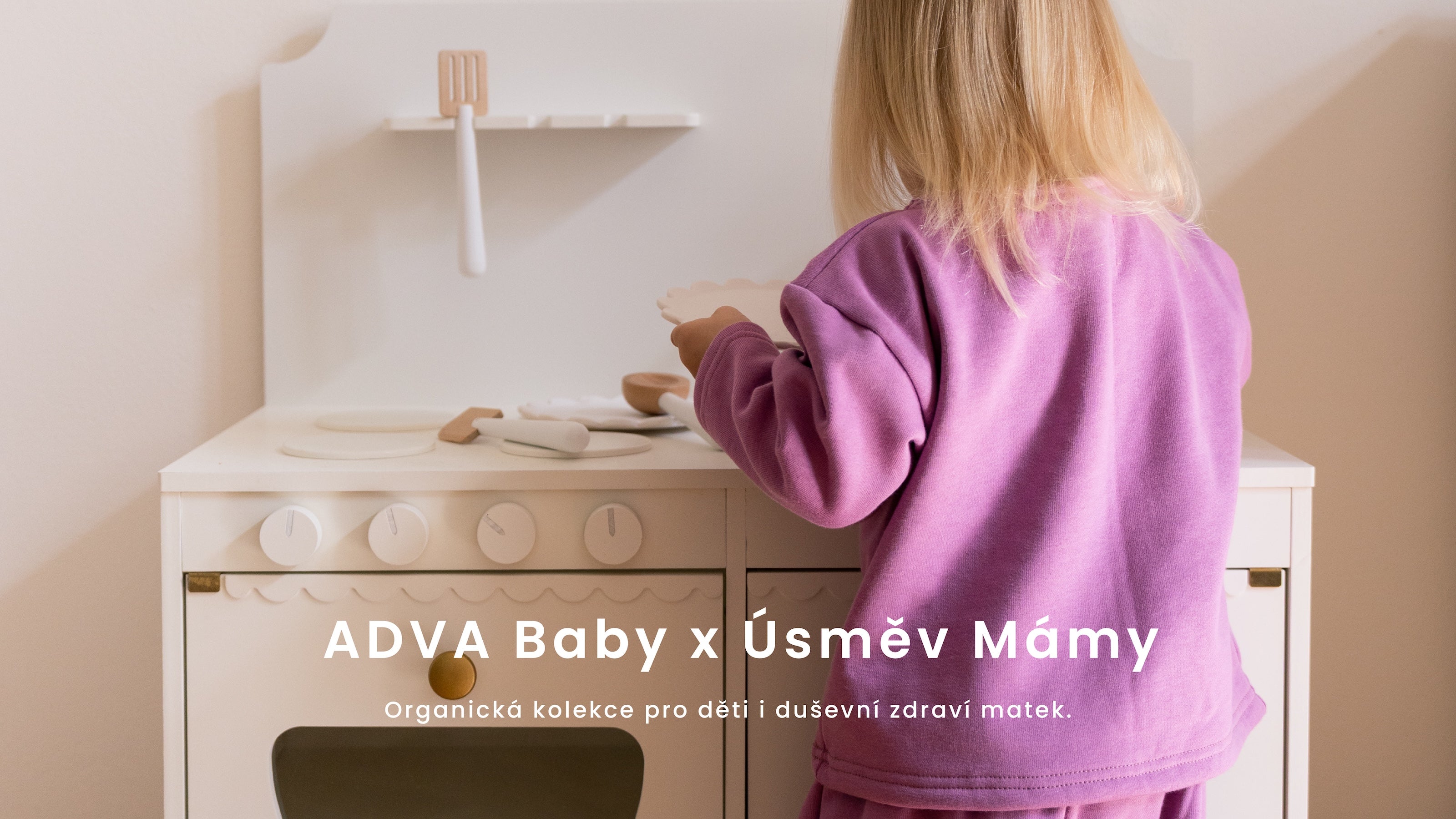 Jemnost pro miminko, podpora pro maminky: Nová kolekce ADVA Baby x Úsměv Mámy